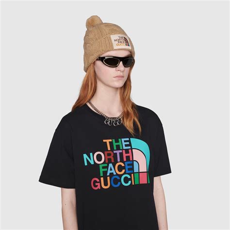 cappello the north face gucci|gucci north face shirts.